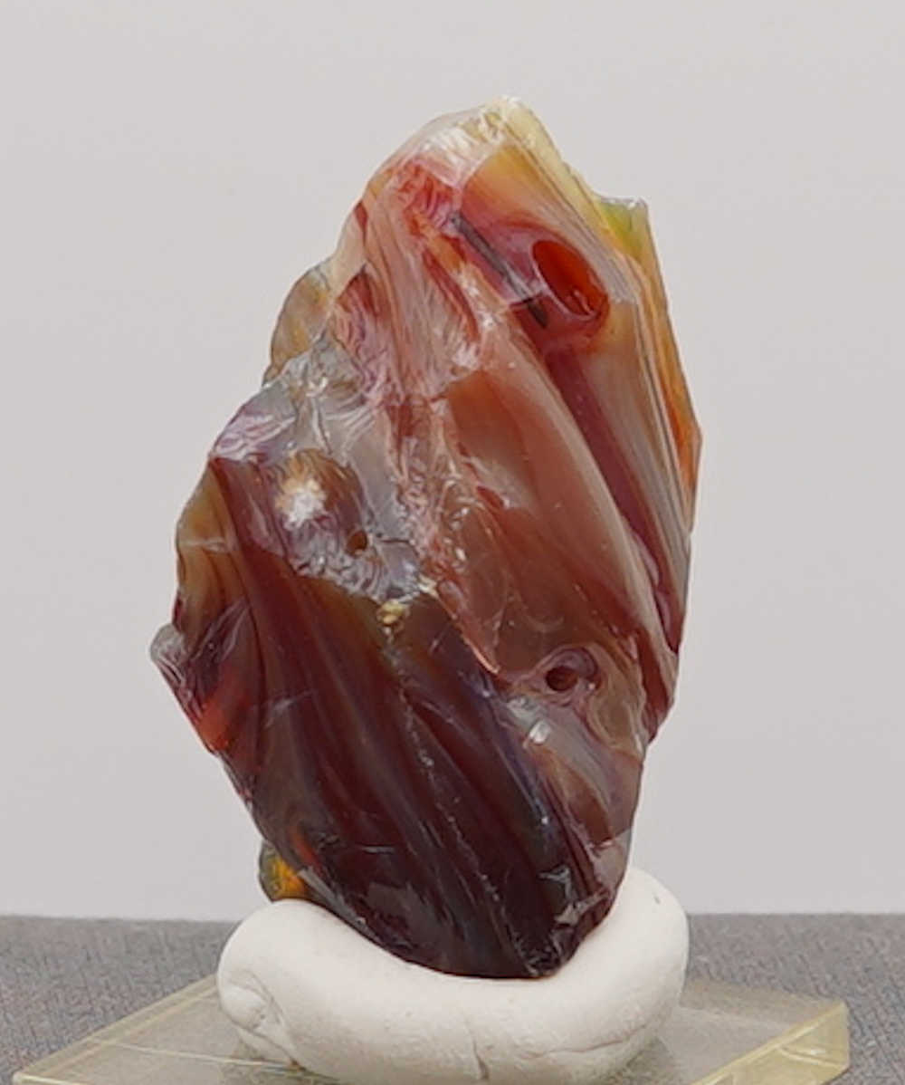 *Extremely Rare* Multi Gem Angel Aura Celestial Gold/Sunrise/Dragon's Blood/Sapphire/Pastel/Iridium Black Monatomic Andara Crystal 57.3 g. - Image 7