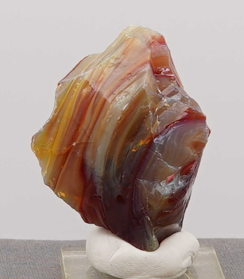 *Extremely Rare* Multi Gem Angel Aura Celestial Gold/Sunrise/Dragon's Blood/Sapphire/Pastel/Iridium Black Monatomic Andara Crystal 57.3 g. - Image 9