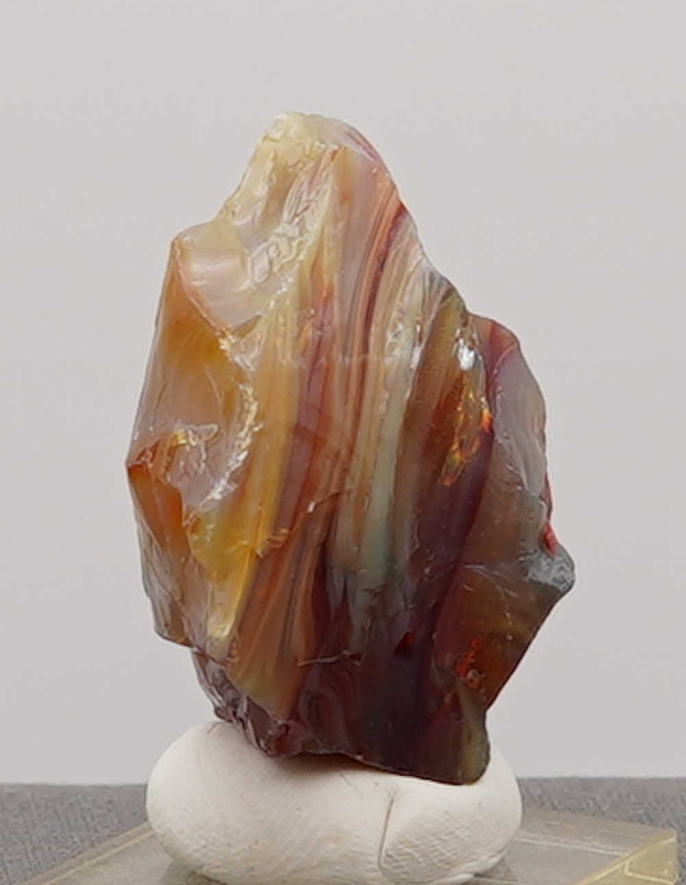 *Extremely Rare* Multi Gem Angel Aura Celestial Gold/Sunrise/Dragon's Blood/Sapphire/Pastel/Iridium Black Monatomic Andara Crystal 57.3 g. - Image 10