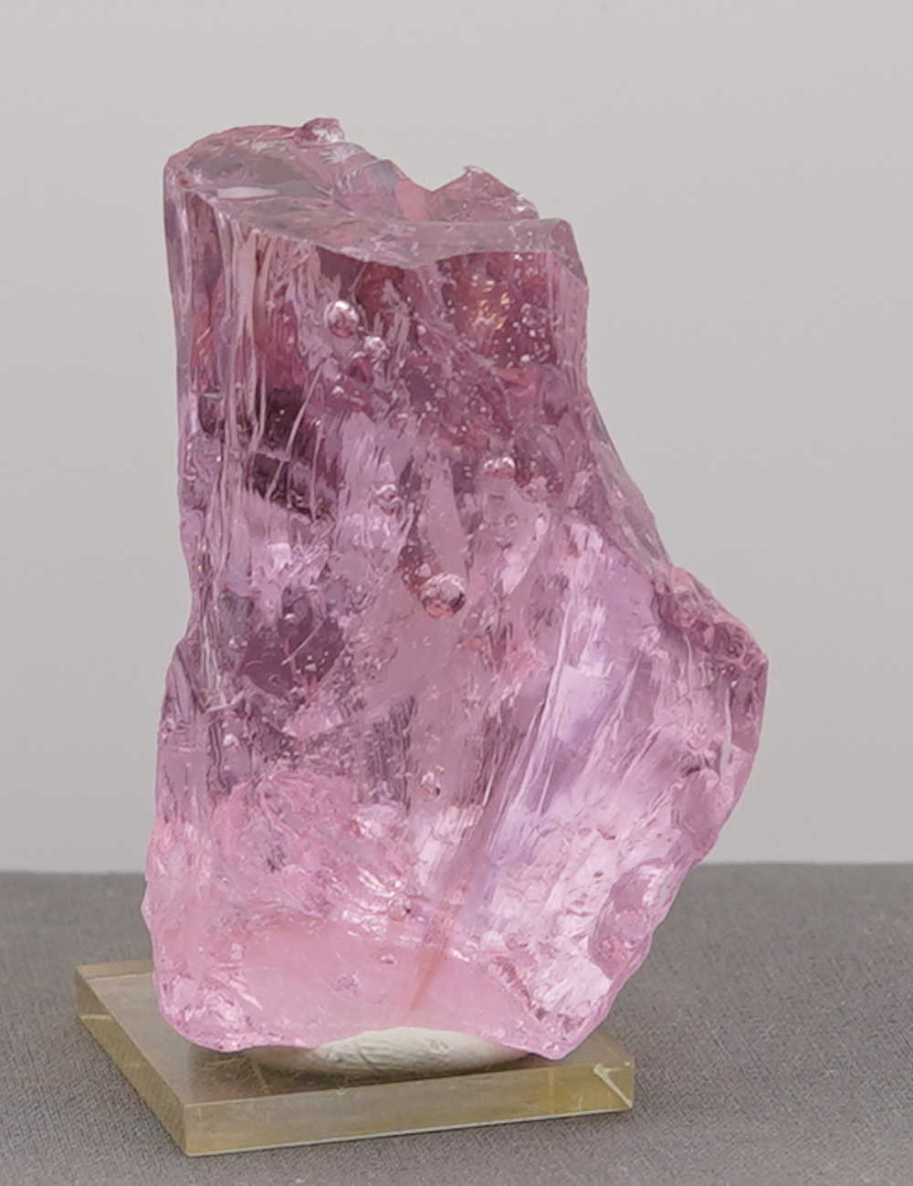 *Extremely Rare* Gem Rose de France with Sea Foam "Heart" Monatomic Andara Crystal 142.5 g. - Image 10