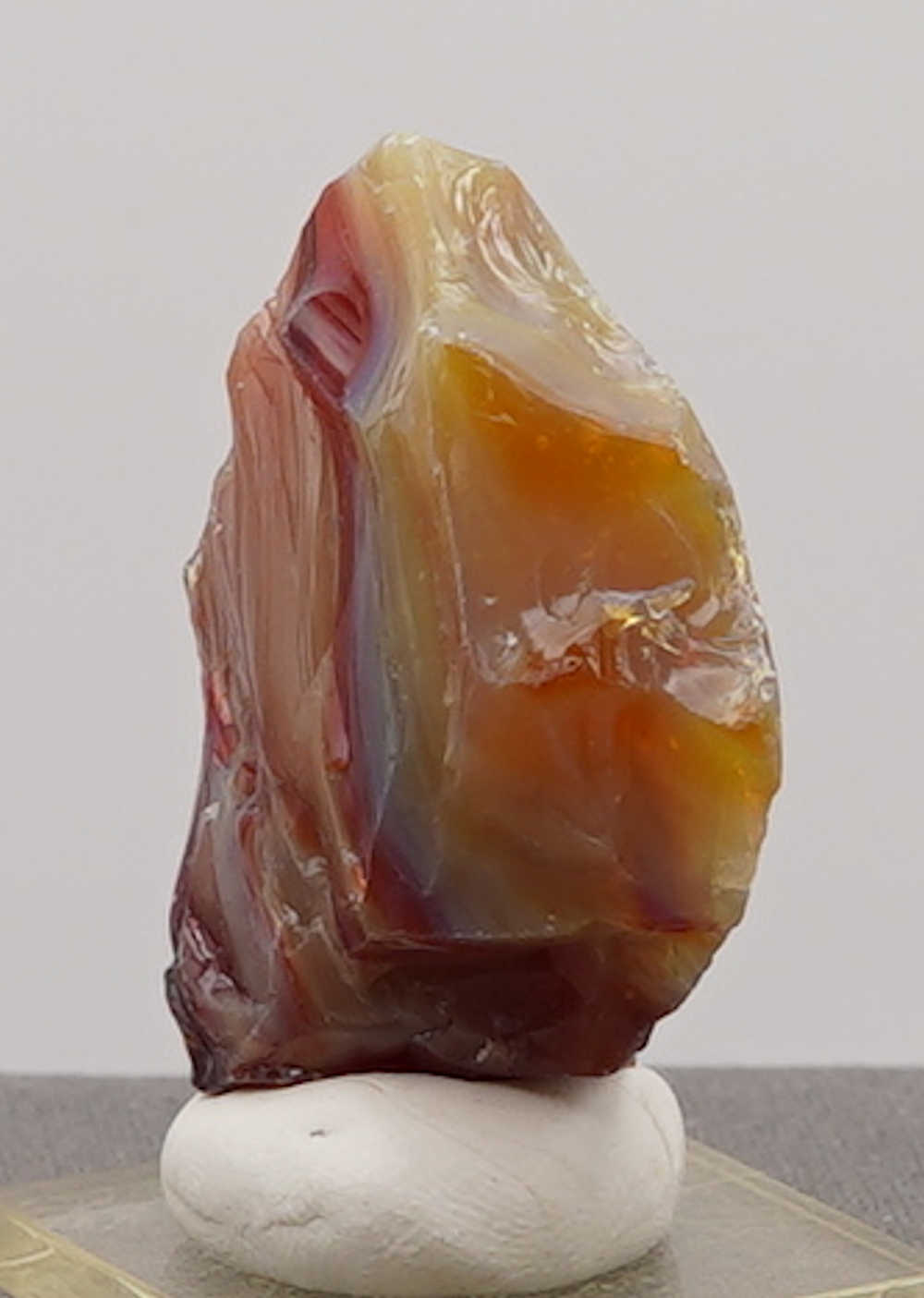*Extremely Rare* Multi Gem Angel Aura Celestial Gold/Sunrise/Dragon's Blood/Sapphire/Pastel/Iridium Black Monatomic Andara Crystal 57.3 g. - Image 11