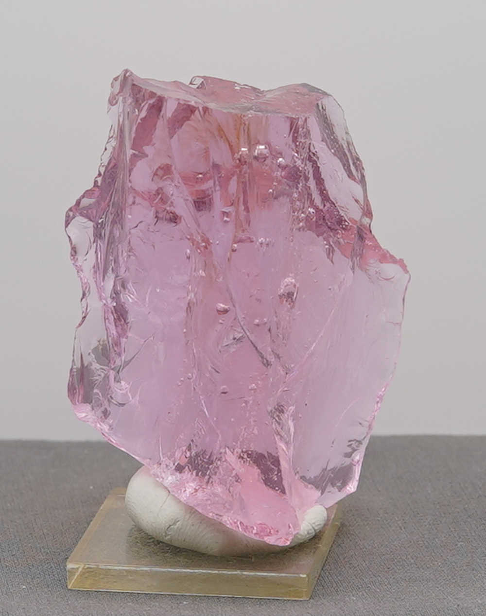 *Extremely Rare* Gem Rose de France with Sea Foam "Heart" Monatomic Andara Crystal 142.5 g. - Image 11