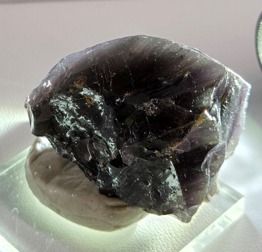 *One of a Kind* Iridium Star Amethyst/Gold Sea Foam/Earth Shaman Monatomic Andara Crystal 29.6 g.