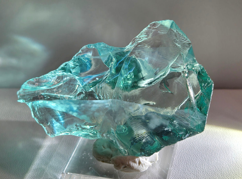 *Clearance Sale 30% Off!* Rare Gem Angel Aura Bleu Topaz Monatomic Andara Crystal 50.0 g.