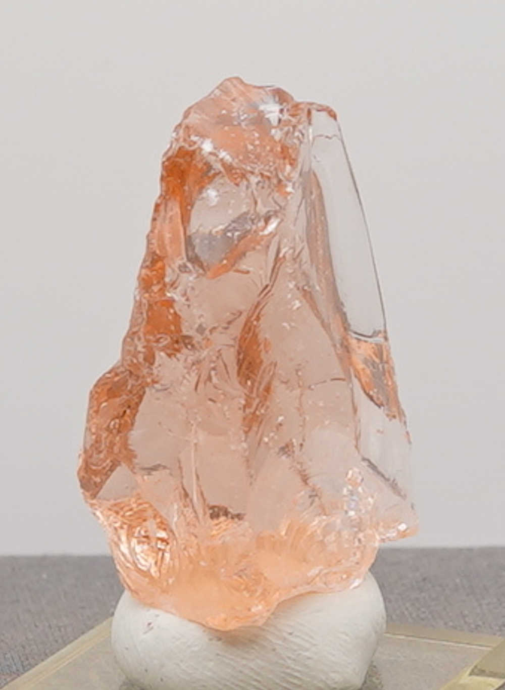 *One of a Kind* Gem Padparadscha Sea Foam Monatomic Andara Crystal 36.6 g. - Image 3