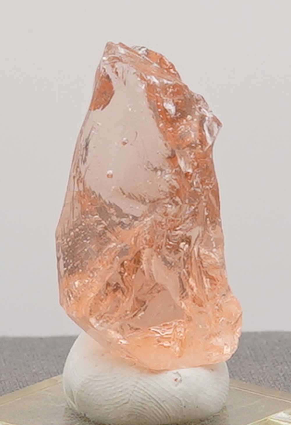 *One of a Kind* Gem Padparadscha Sea Foam Monatomic Andara Crystal 36.6 g. - Image 4