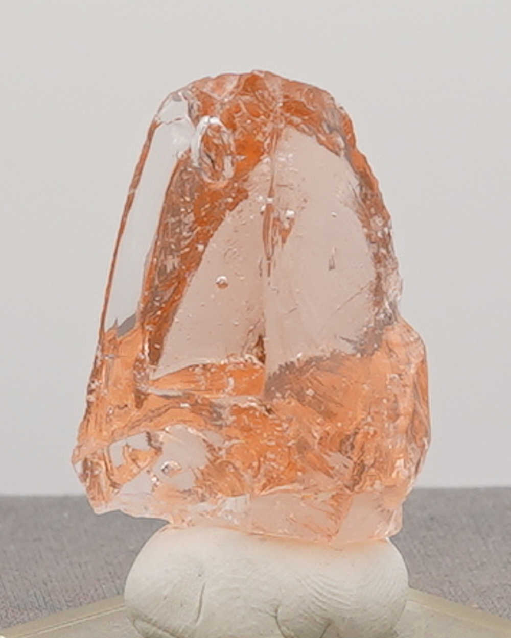 *One of a Kind* Gem Padparadscha Sea Foam Monatomic Andara Crystal 36.6 g. - Image 5
