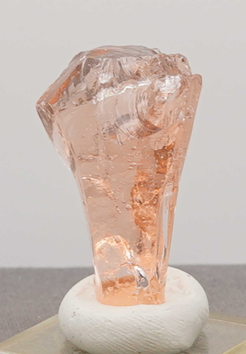 *One of a Kind* Gem Padparadscha Sea Foam Monatomic Andara Crystal 36.6 g. - Image 7