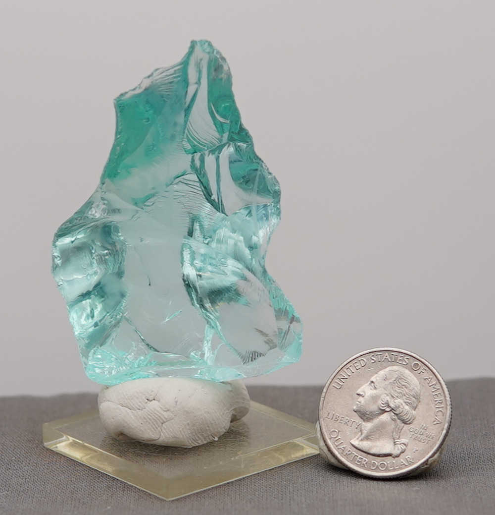 *Clearance Sale 30% Off!* Rare Gem Angel Aura Bleu Topaz Monatomic Andara Crystal 50.0 g. - Image 9