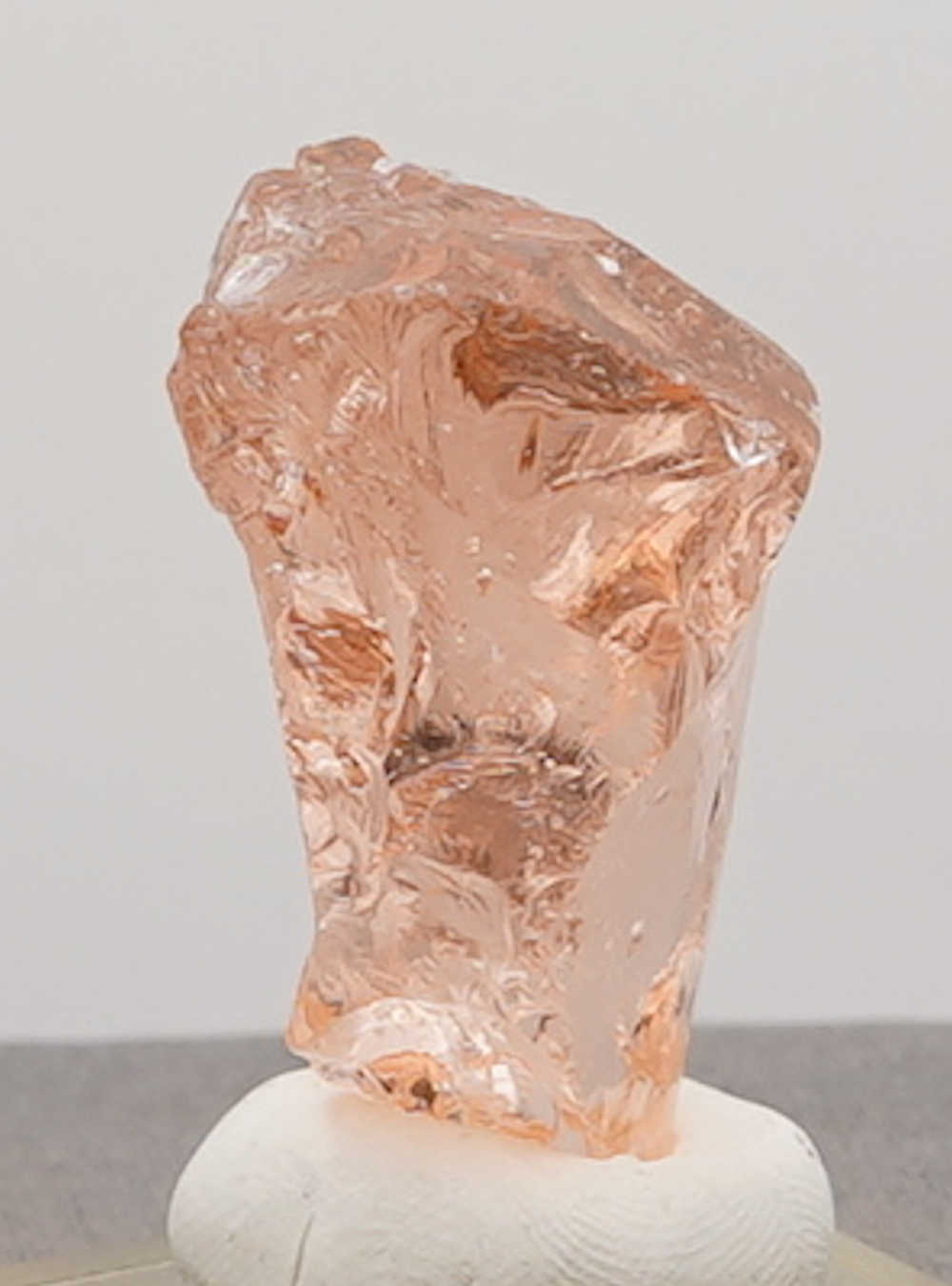 *One of a Kind* Gem Padparadscha Sea Foam Monatomic Andara Crystal 36.6 g. - Image 9