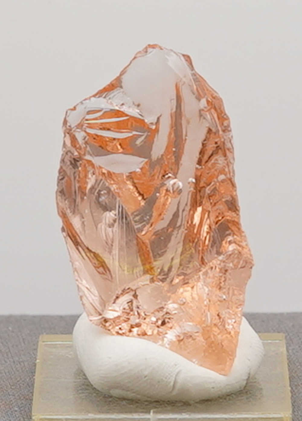 *One of a Kind* Gem Padparadscha Sea Foam Monatomic Andara Crystal 24.2 g. - Image 2