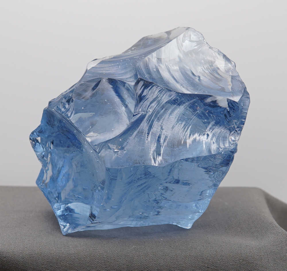 *Limited Time Special 20% Off!* Gem Lady Nellie "Heart" with bubbles Monatomic Andara Crystal 858.0 g. - Image 2