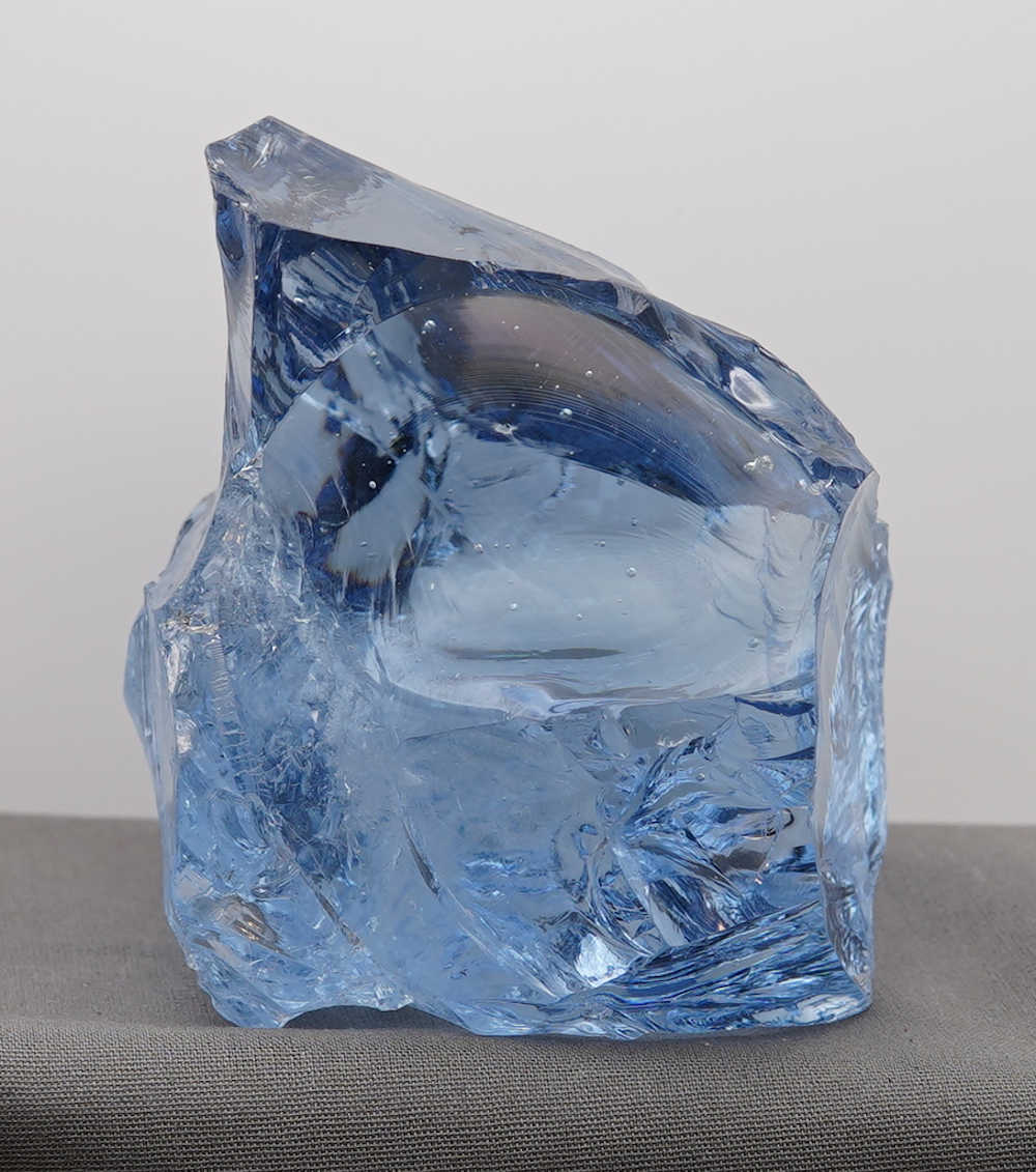*Limited Time Special 20% Off!* Gem Lady Nellie "Heart" with bubbles Monatomic Andara Crystal 858.0 g.