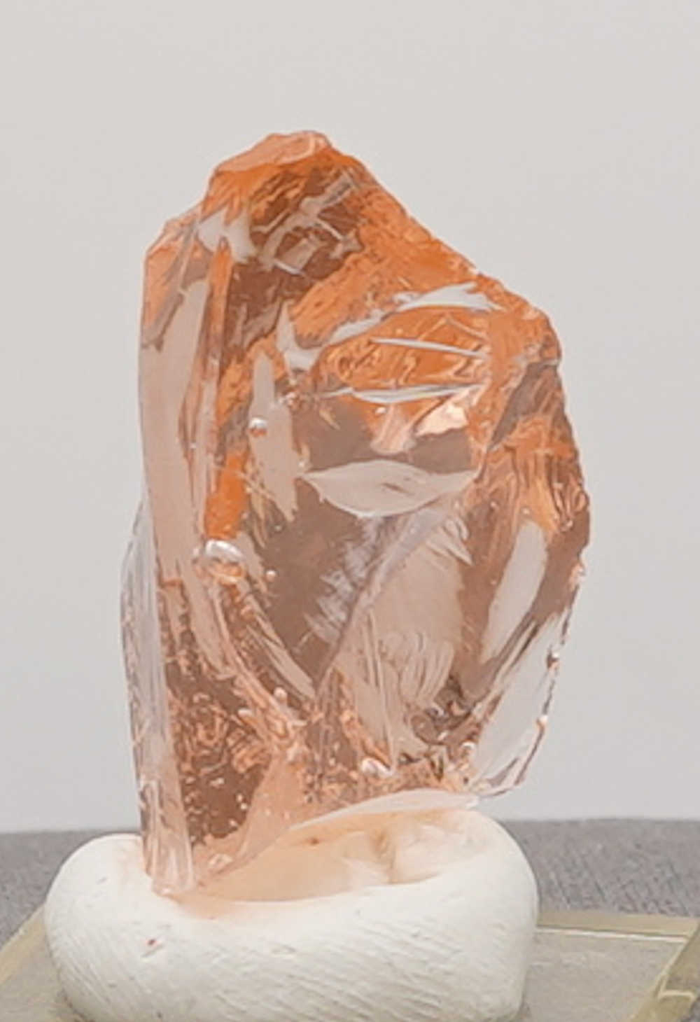 *One of a Kind* Gem Padparadscha Sea Foam Monatomic Andara Crystal 24.2 g. - Image 4