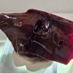 *One of a Kind* Multi Banded Iridium Scarlet/Earth Shaman Monatomic Andara Crystal 24.6 g.