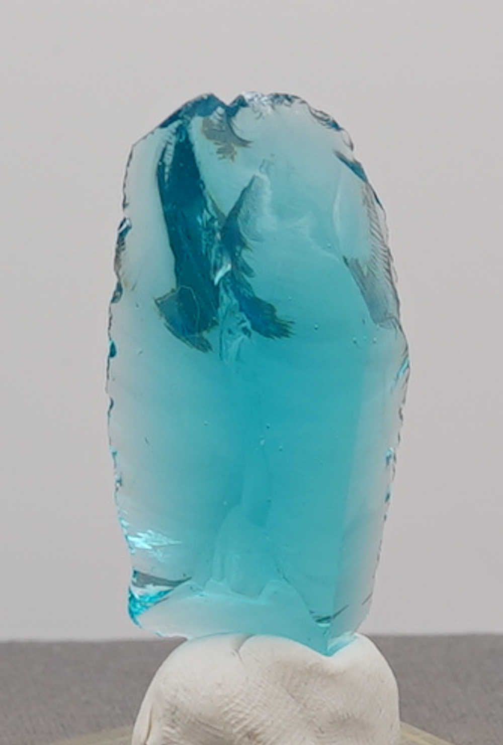 Rare Gem Electric Blue with bubble Monatomic Andara Crystal 23.6 g. - Image 5