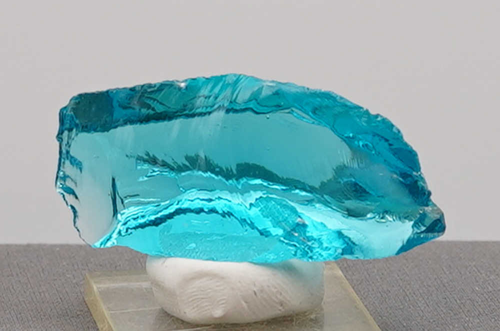 Rare Gem Electric Blue with bubble Monatomic Andara Crystal 23.6 g. - Image 7