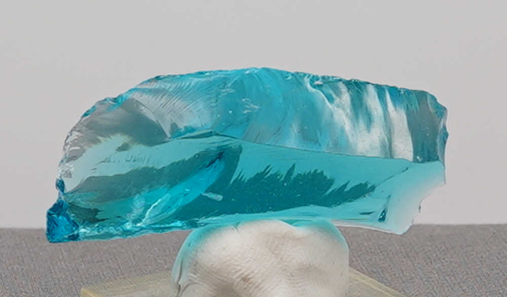 Rare Gem Electric Blue with bubble Monatomic Andara Crystal 23.6 g. - Image 8