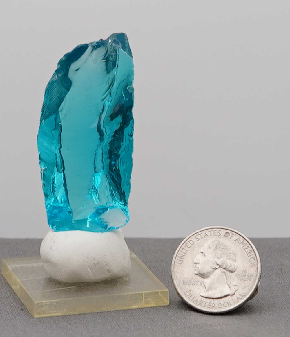 Rare Gem Electric Blue with bubble Monatomic Andara Crystal 23.6 g. - Image 10
