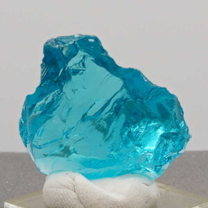 Rare Gem Electric Blue with open bubble Monatomic Andara Crystal 26.3 g.