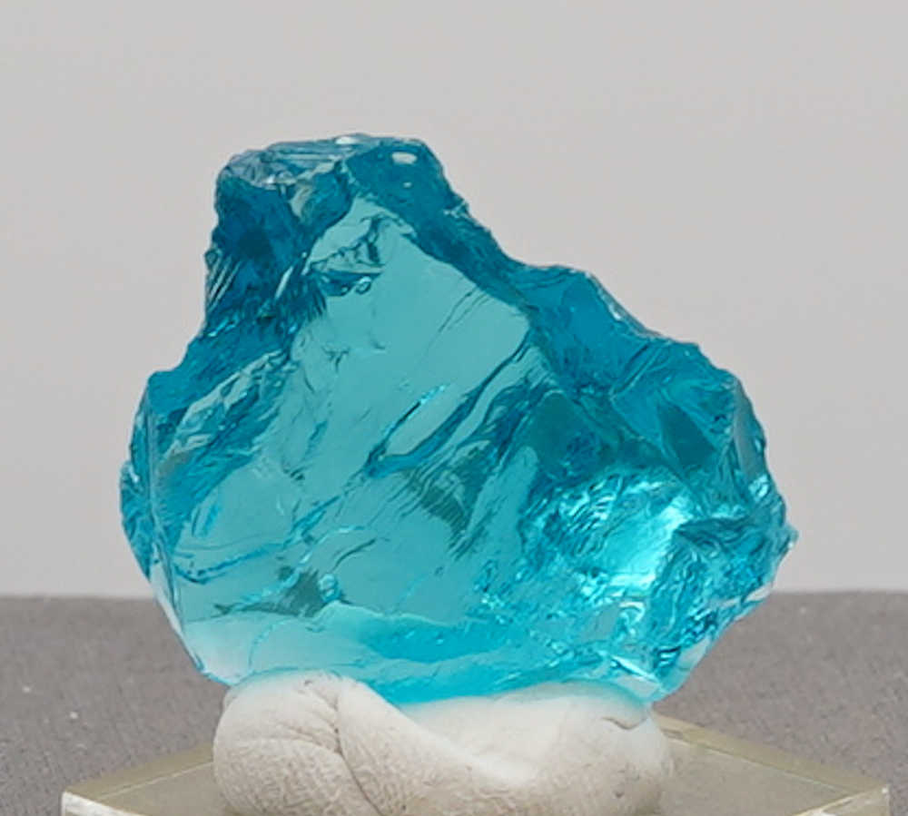 Rare Gem Electric Blue with open bubble Monatomic Andara Crystal 26.3 g.