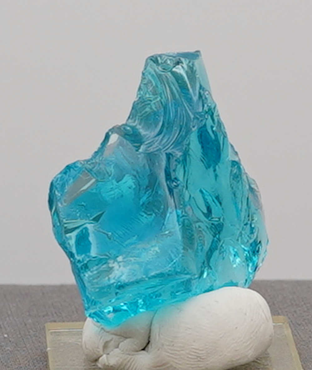 Rare Gem Electric Blue with open bubble Monatomic Andara Crystal 26.3 g. - Image 5