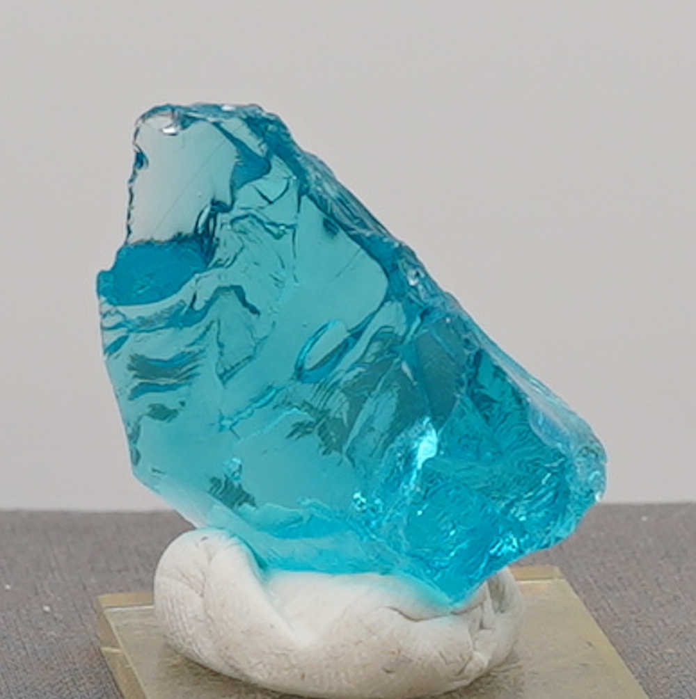 Rare Gem Electric Blue with open bubble Monatomic Andara Crystal 26.3 g. - Image 6