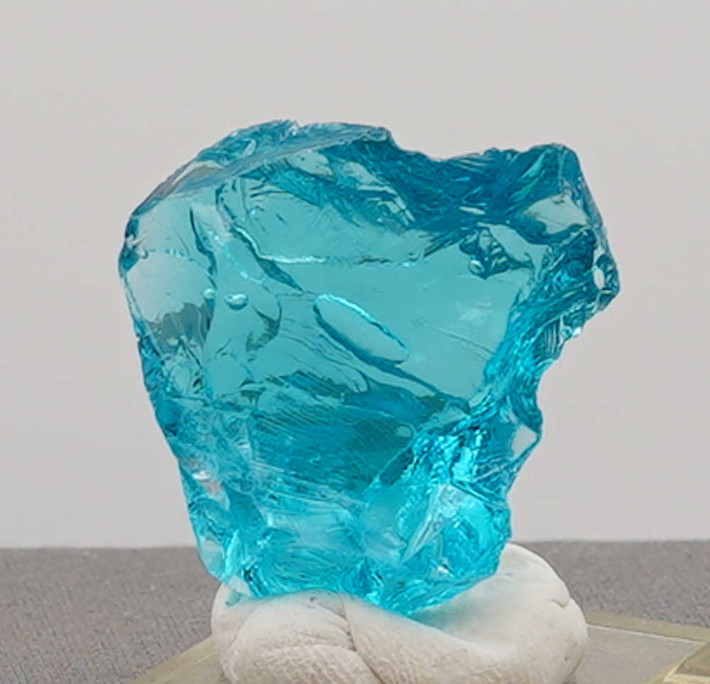 Rare Gem Electric Blue with open bubble Monatomic Andara Crystal 26.3 g. - Image 7