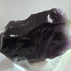 *One of a Kind* Iridium Star Amethyst/Gold "Heart" Monatomic Andara Crystal 127.8 g.