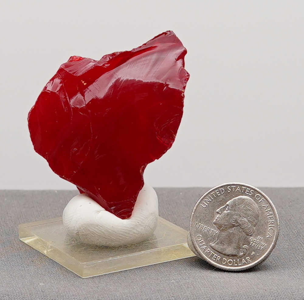 Rare Gem Angel Aura Scarlet Shift Monatomic Andara Crystal 50.1 g. - Image 9