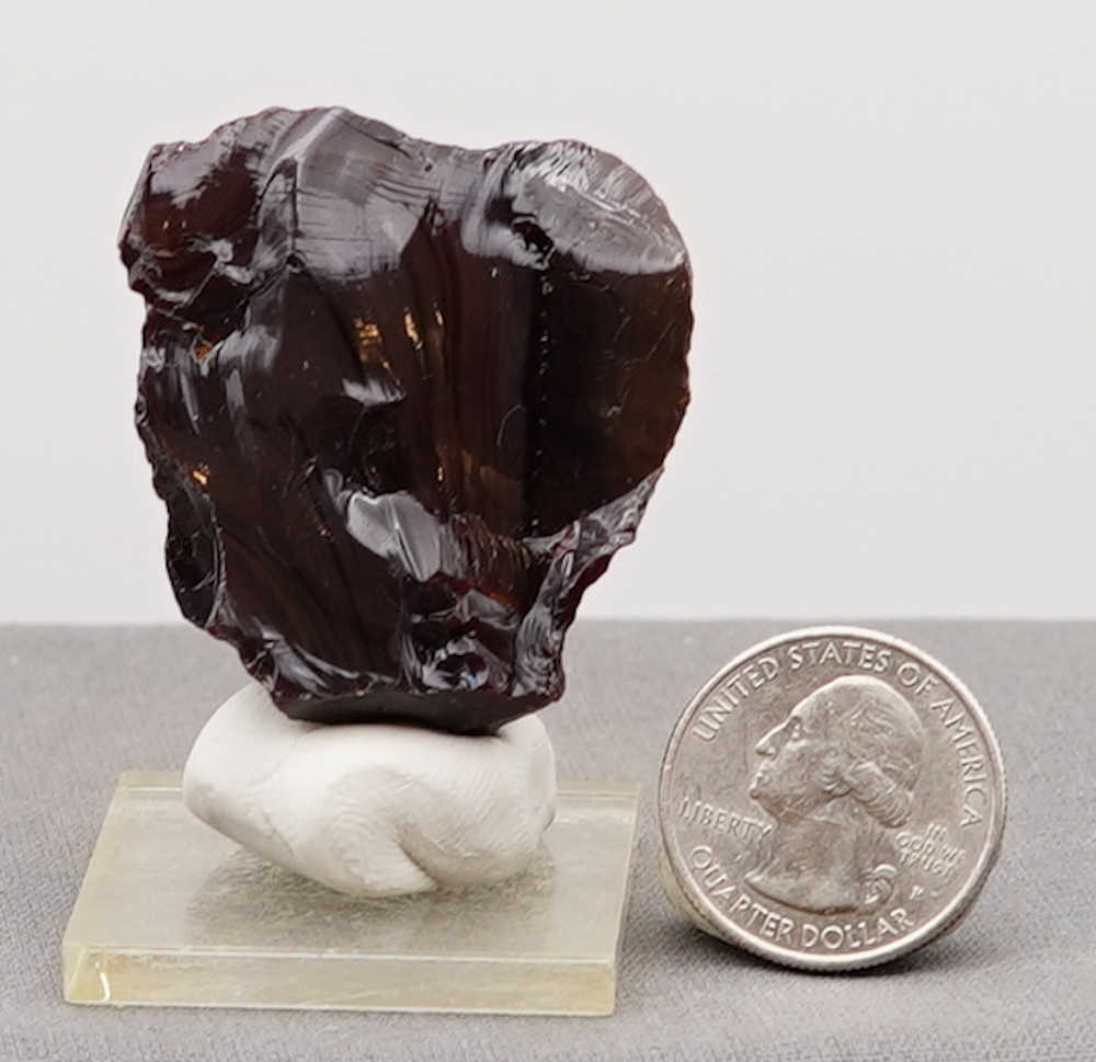 *One of a Kind* Multi Banded Iridium Scarlet/Earth Shaman Monatomic Andara Crystal 31.0 g. - Image 9