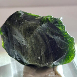 *One of a Kind* Multi Iridium Emerald/Gold/Earth Shaman Sea Foam Monatomic Andara Crystal 28.2 g.