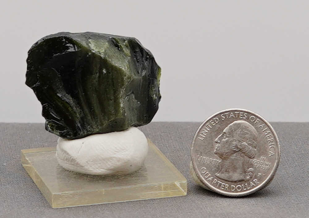 *One of a Kind* Multi Iridium Emerald/Gold/Earth Shaman Sea Foam Monatomic Andara Crystal 28.2 g. - Image 12