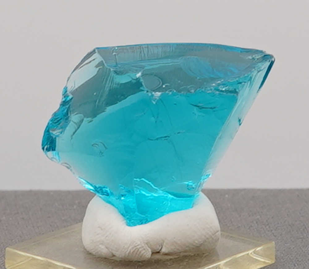 Rare Gem Electric Blue with bubbles Monatomic Andara Crystal 33.0 g. - Image 2