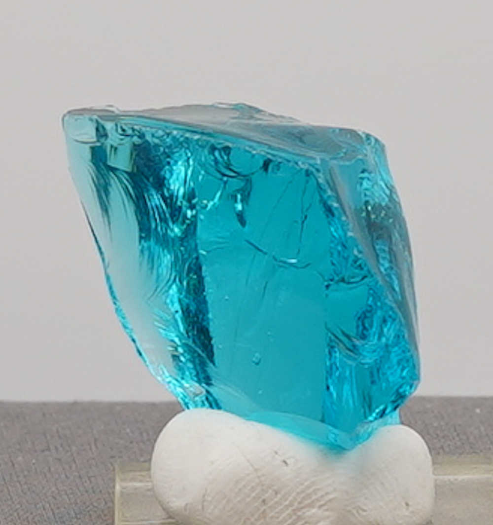 Rare Gem Electric Blue with bubbles Monatomic Andara Crystal 33.0 g. - Image 4