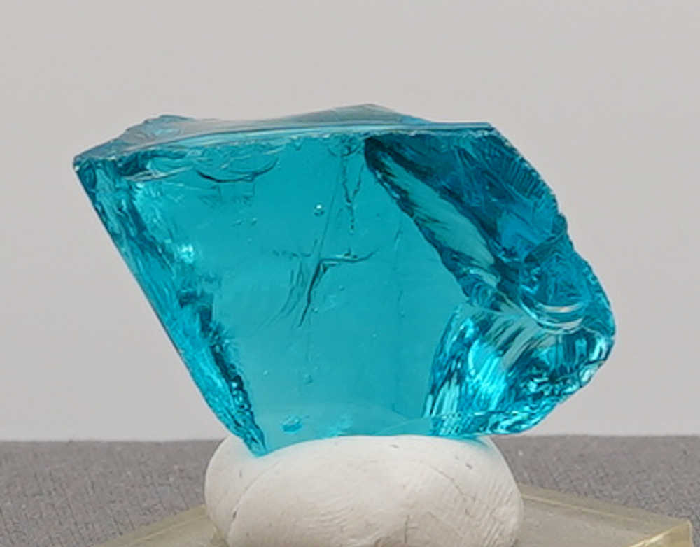Rare Gem Electric Blue with bubbles Monatomic Andara Crystal 33.0 g.