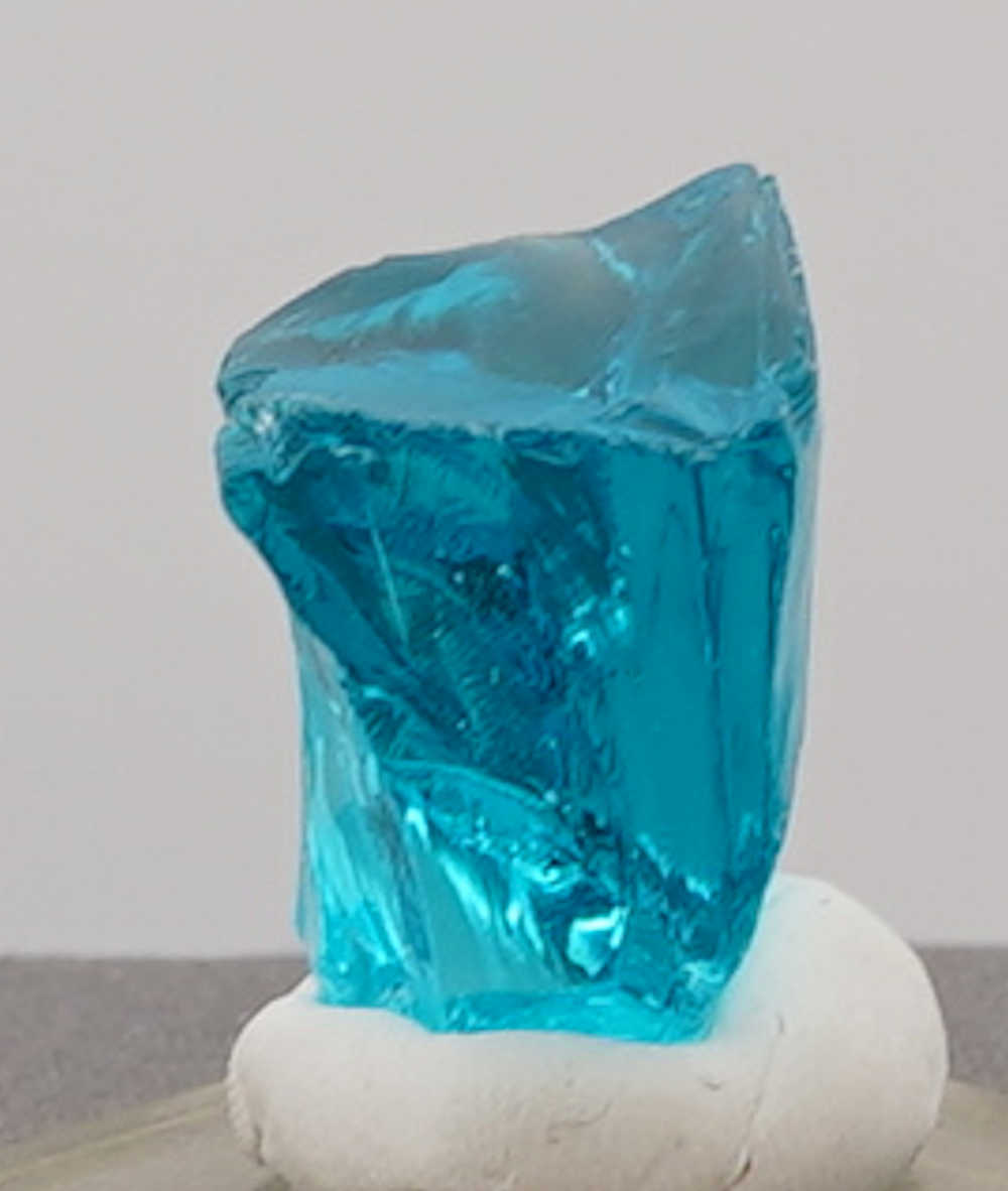 Rare Gem Electric Blue with bubbles Monatomic Andara Crystal 33.0 g. - Image 6