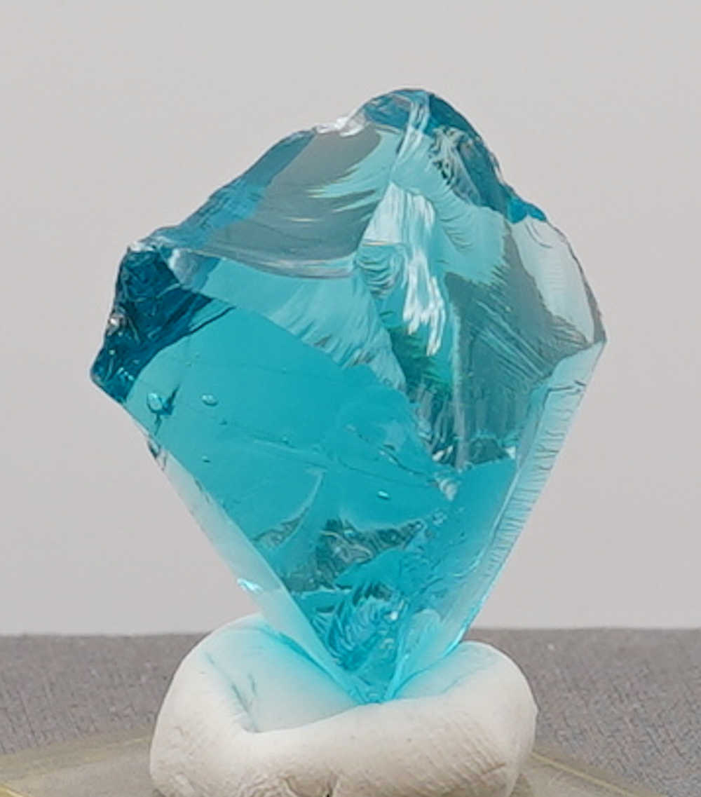Rare Gem Electric Blue with bubbles Monatomic Andara Crystal 33.0 g. - Image 7
