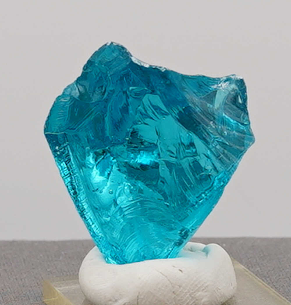 Rare Gem Electric Blue with bubbles Monatomic Andara Crystal 33.0 g. - Image 9