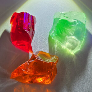 Rare Gem 3 Piece "Sacred Triad" Set Monatomic Andara Crystal 32.6 g.