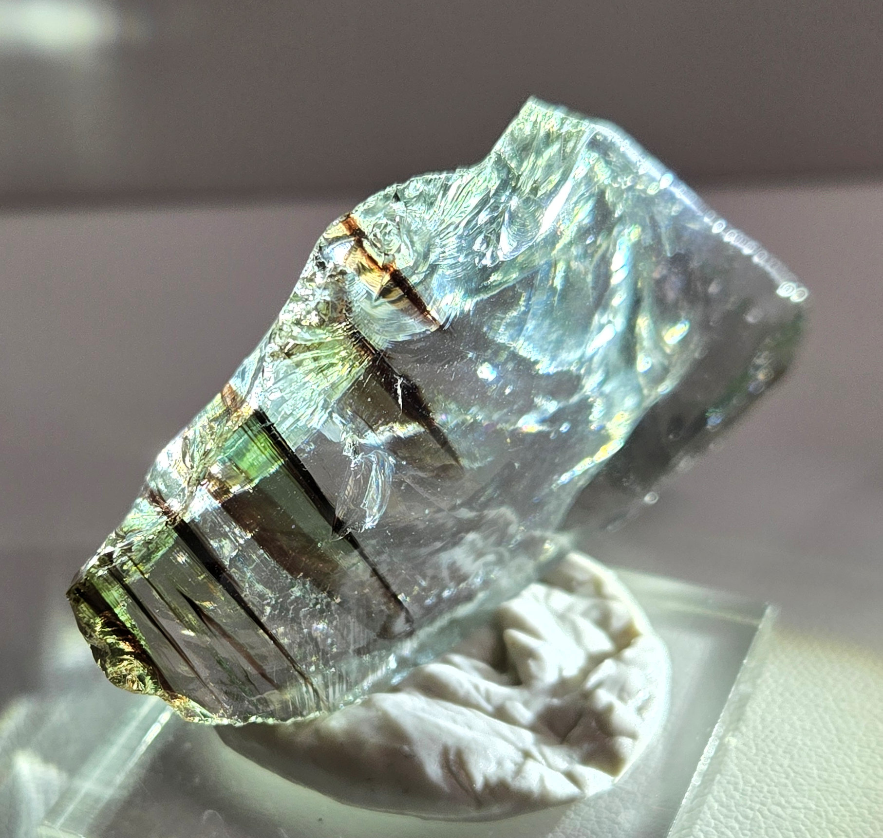*Extremely Rare* Gem Multi Celestial Gold/Emerald/Ice/Earth Shaman Monatomic Andara Crystal 35.0 g.