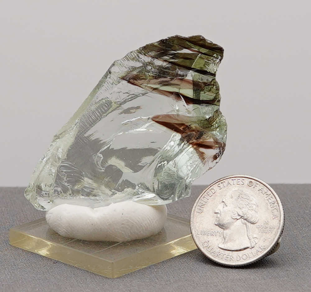 *Extremely Rare* Gem Multi Celestial Gold/Emerald/Ice/Earth Shaman Monatomic Andara Crystal 35.0 g. - Image 11