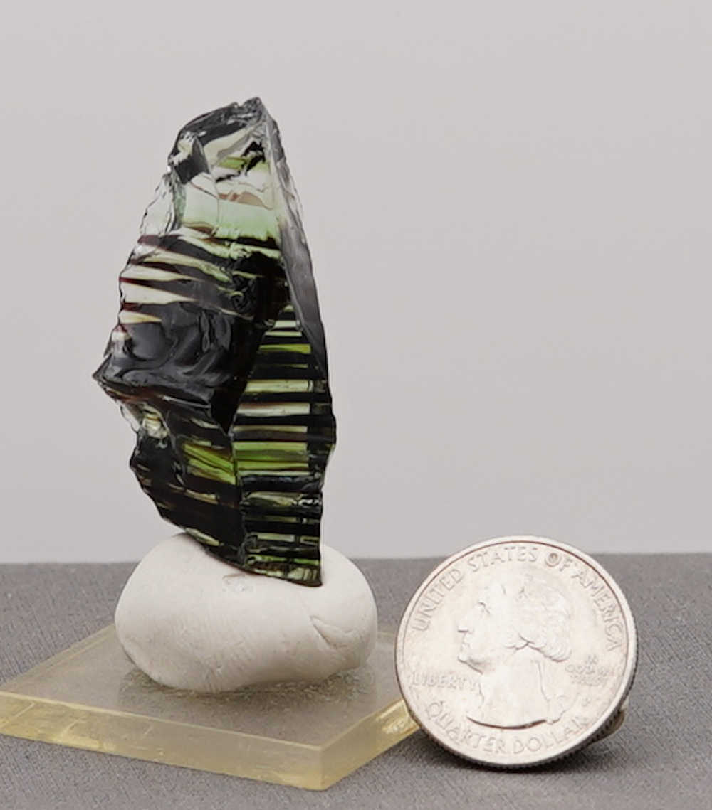 *Extremely Rare* Gem Multi Celestial Gold/Emerald/Ice/Earth Shaman Monatomic Andara Crystal 20.2 g. - Image 11