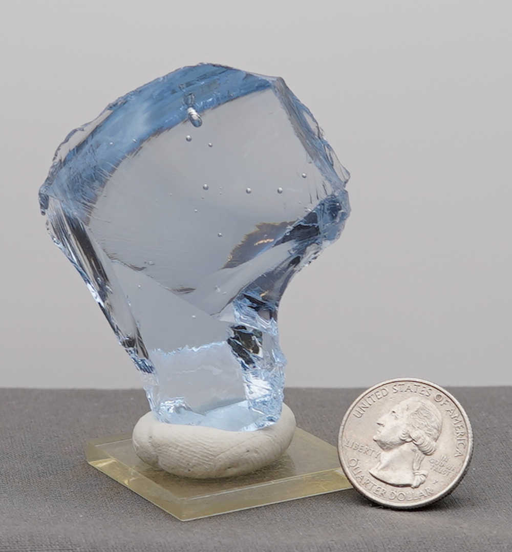 Gem Lady Nellie with bubbles Monatomic Andara Crystal 92.7 g. - Image 11